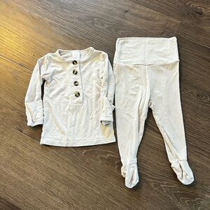 Lou Lou and company newborn bamboo pjs